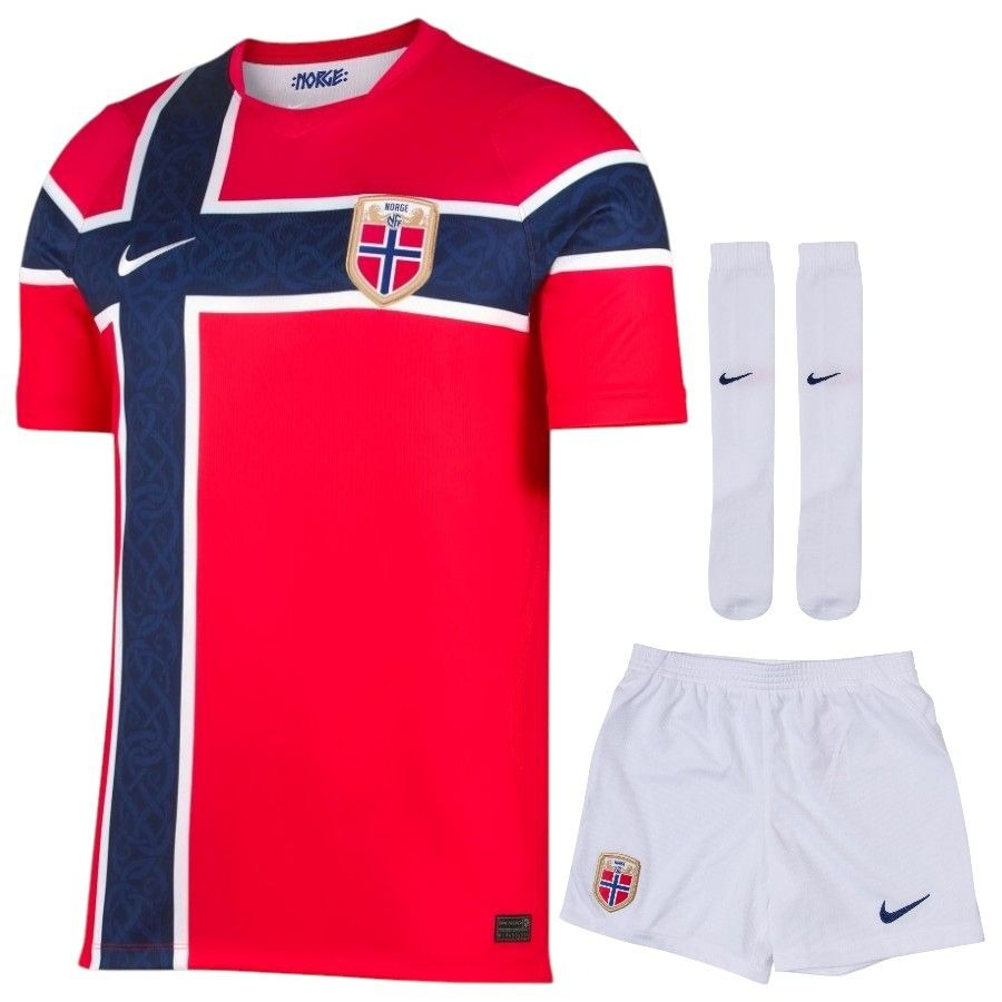 Maillot Norvege Braut Haaland Kit Kids Domicile 2026 2027-League Threads